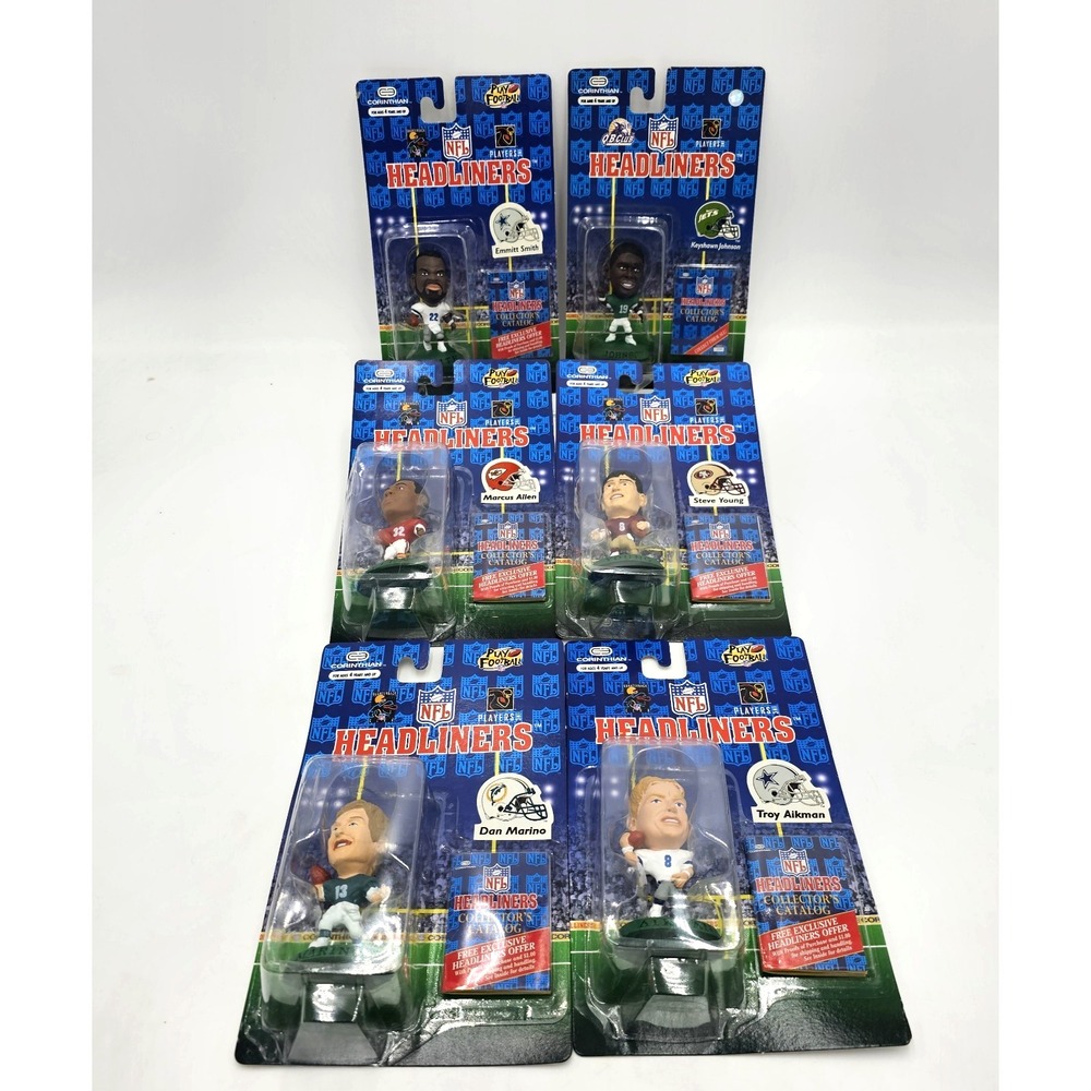 Corinthian NFL Football Headliners 6 Marino Smith Aikman Young Allen Johnson